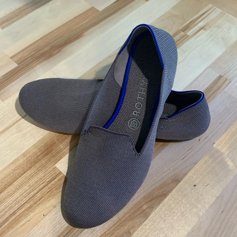 Rothy’s taupe colored loafers